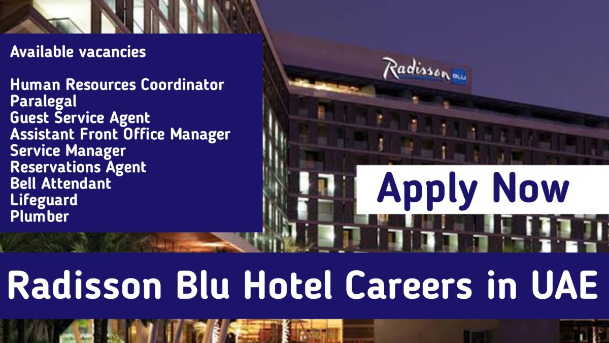 Radisson Blu Hotel Careers in UAE