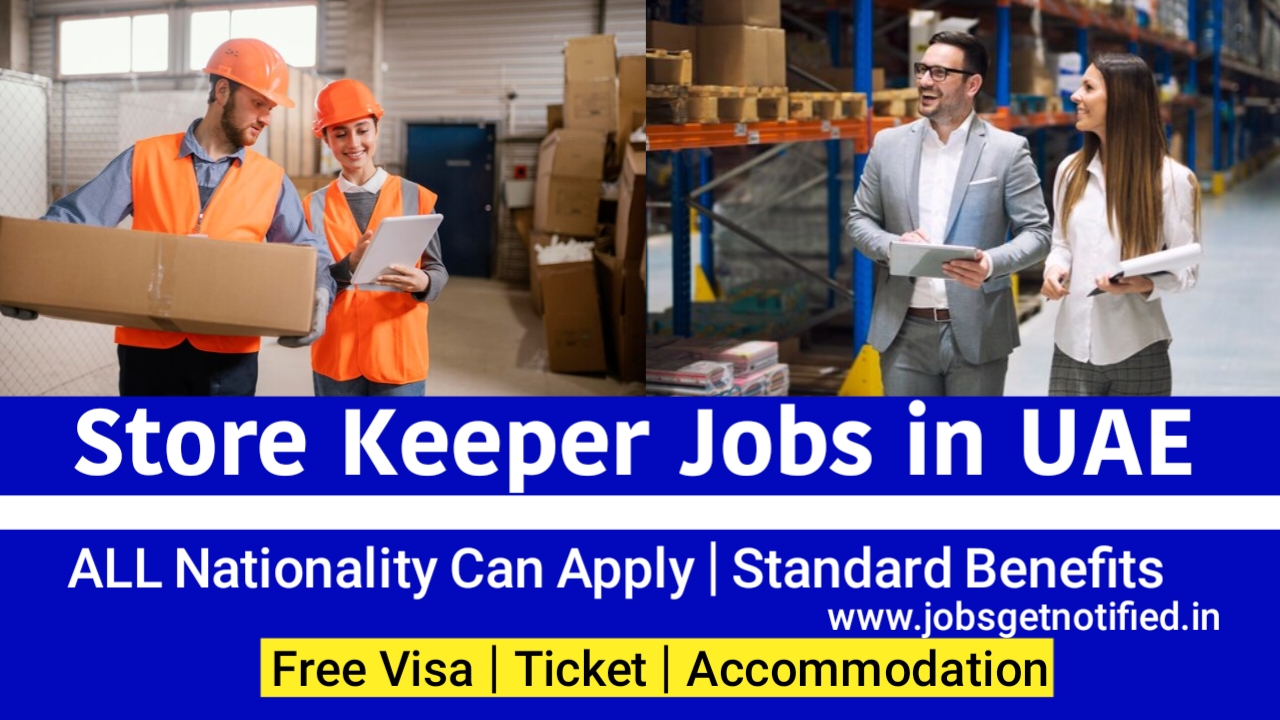 Store Keeper Jobs in UAE