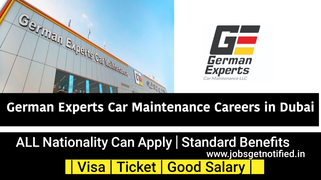 German Experts Car Maintenance Careers Dubai