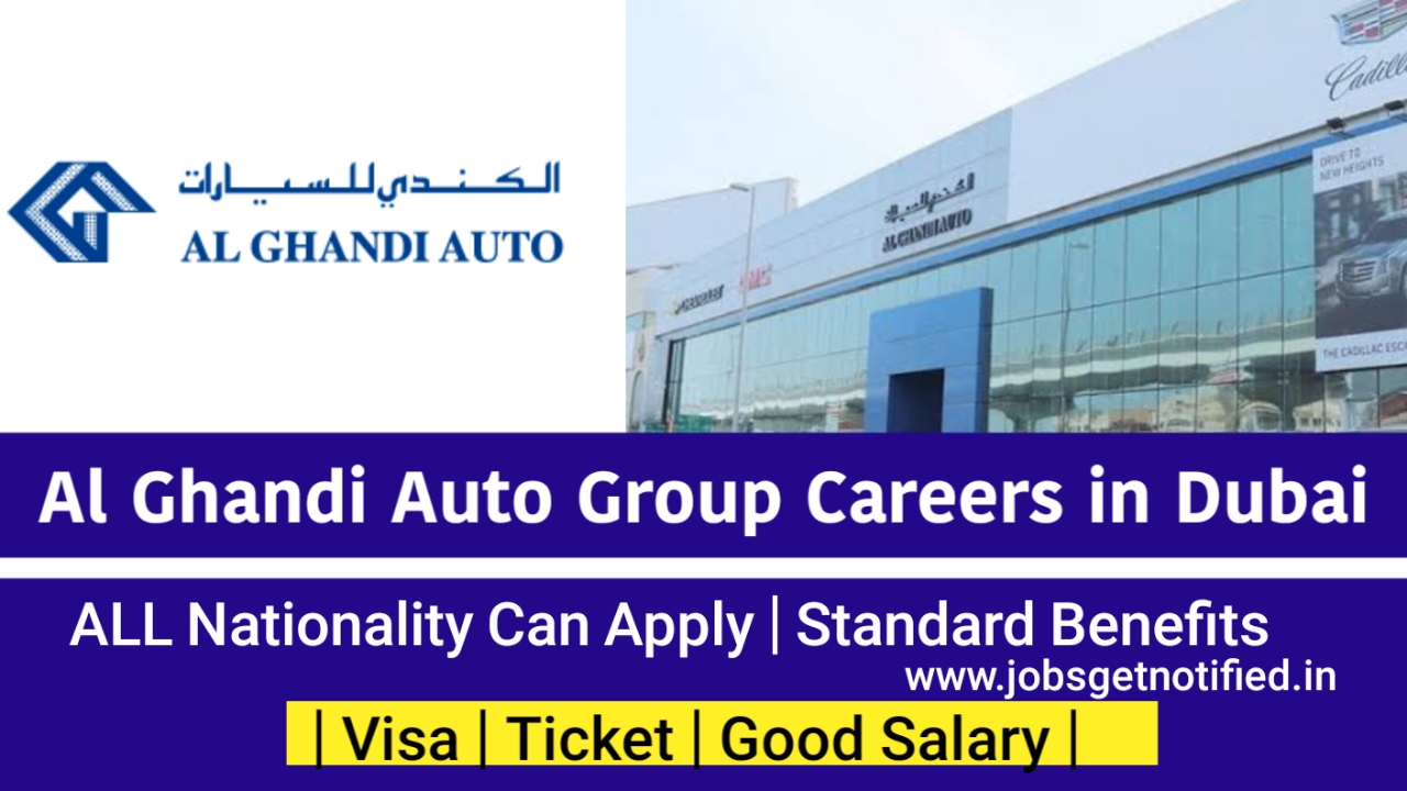 Al Ghandi Auto Group Careers in Dubai