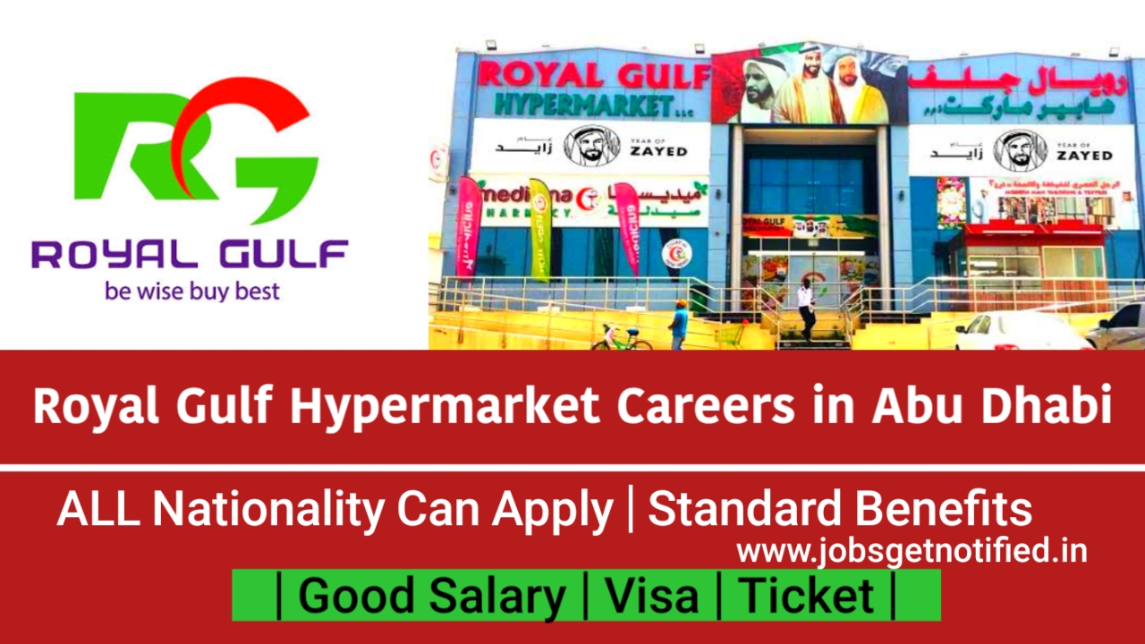 Royal Gulf Hypermarket Jobs in Abu Dhabi
