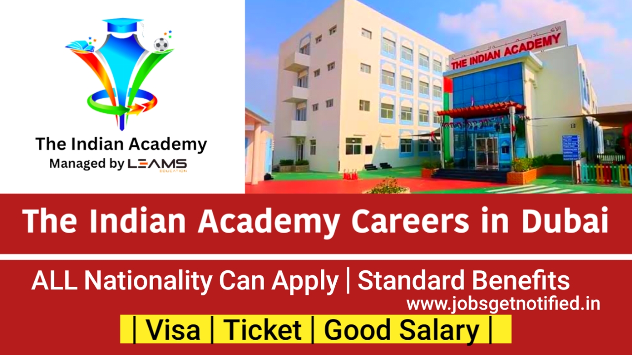 The Indian Academy Careers in Dubai