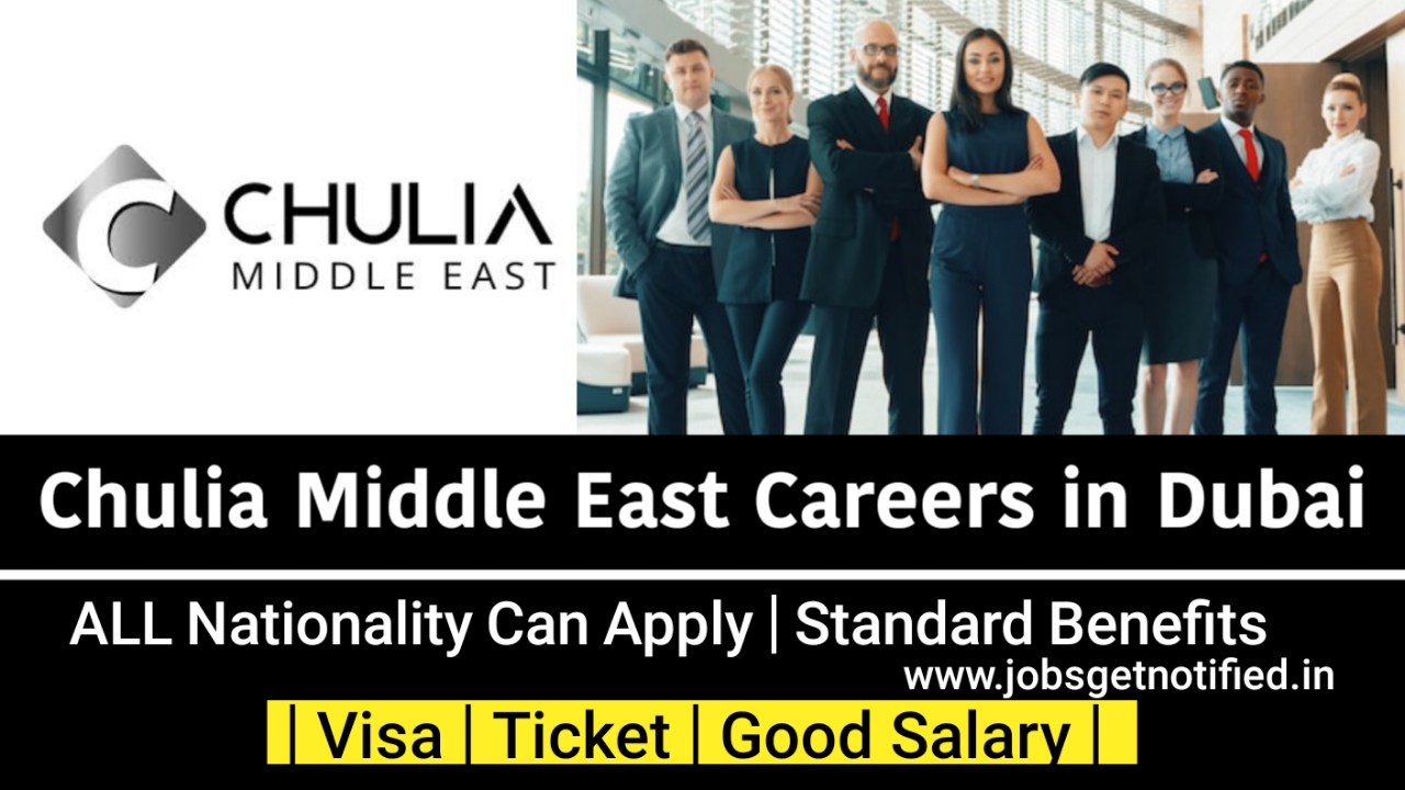 Chulia Middle East Careers in Dubai