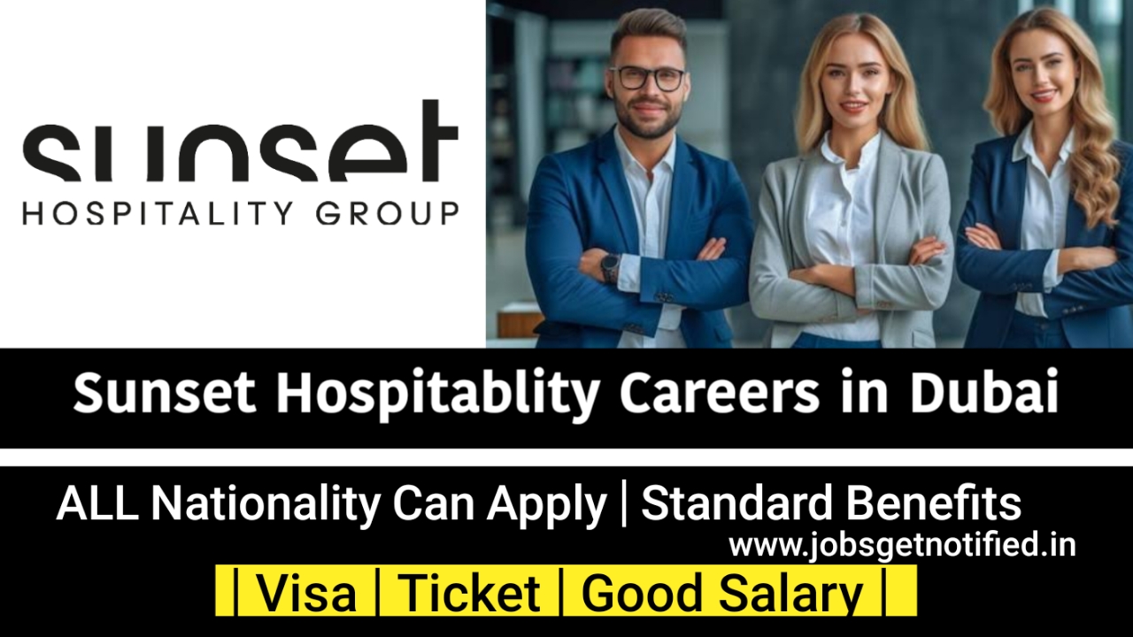 Sunset Hospitality Group Careers in Dubai