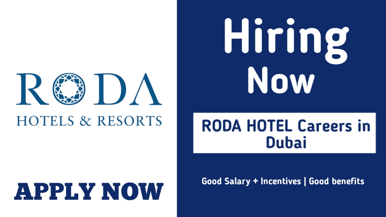RODA Hotels Careers in Dubai