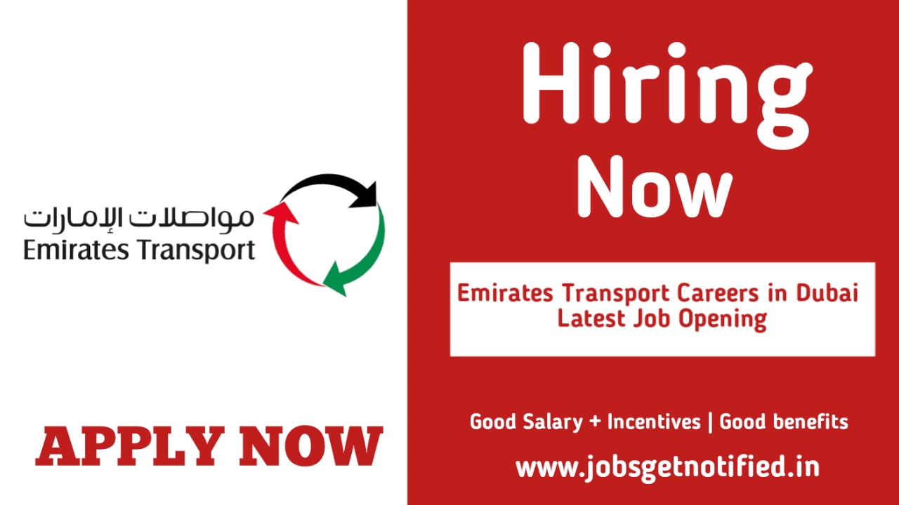 Emirates Transport Careers in Dubai