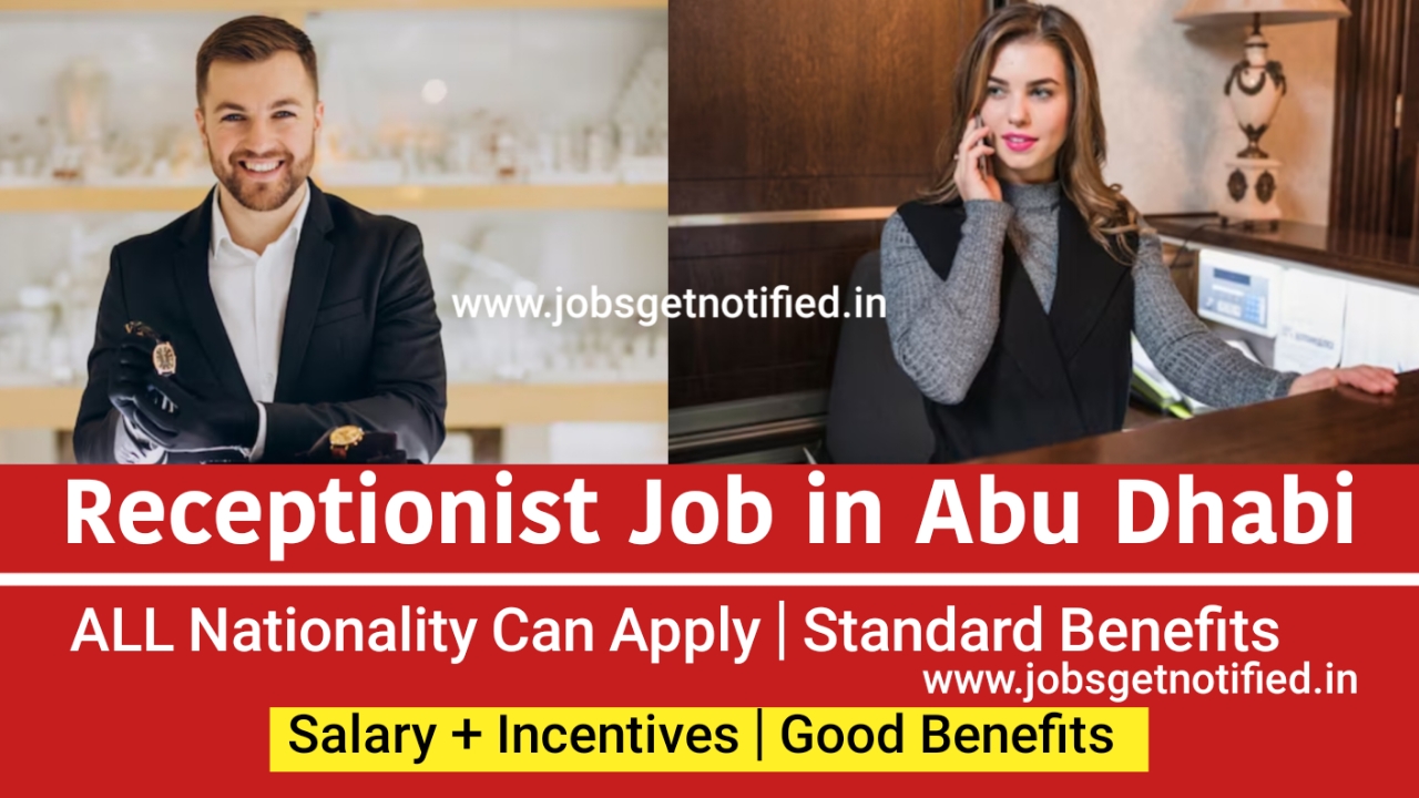 Receptionist Job in Abu Dhabi