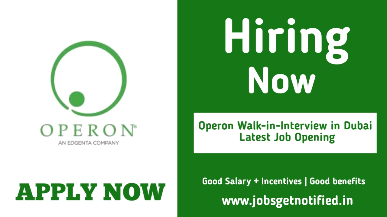 Operon Middle East Walk-in-Interview in Dubai