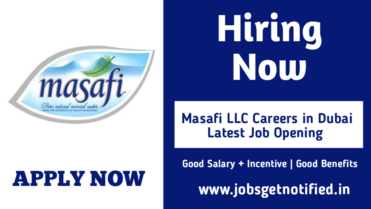 Masafi LLC Careers in Dubai