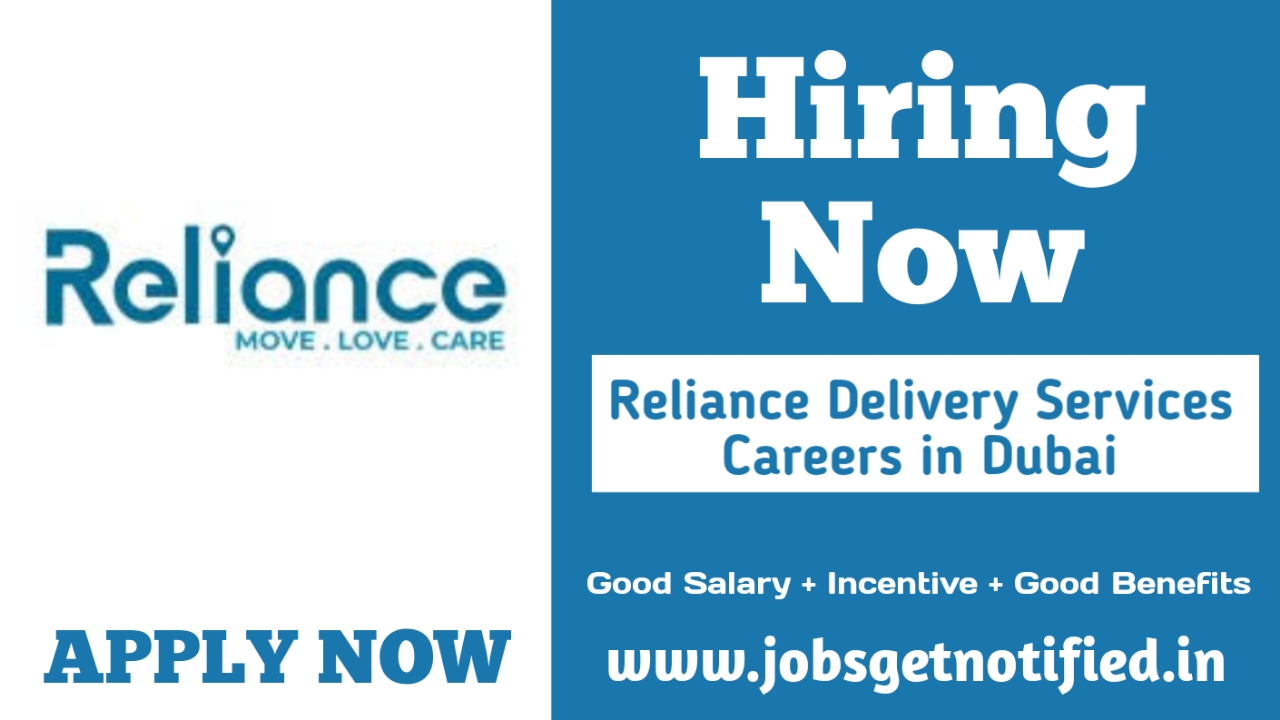 Reliance Delivery Services Careers in Dubai