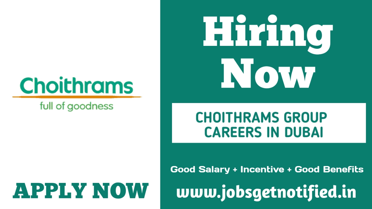 Choithrams Group Careers in Dubai