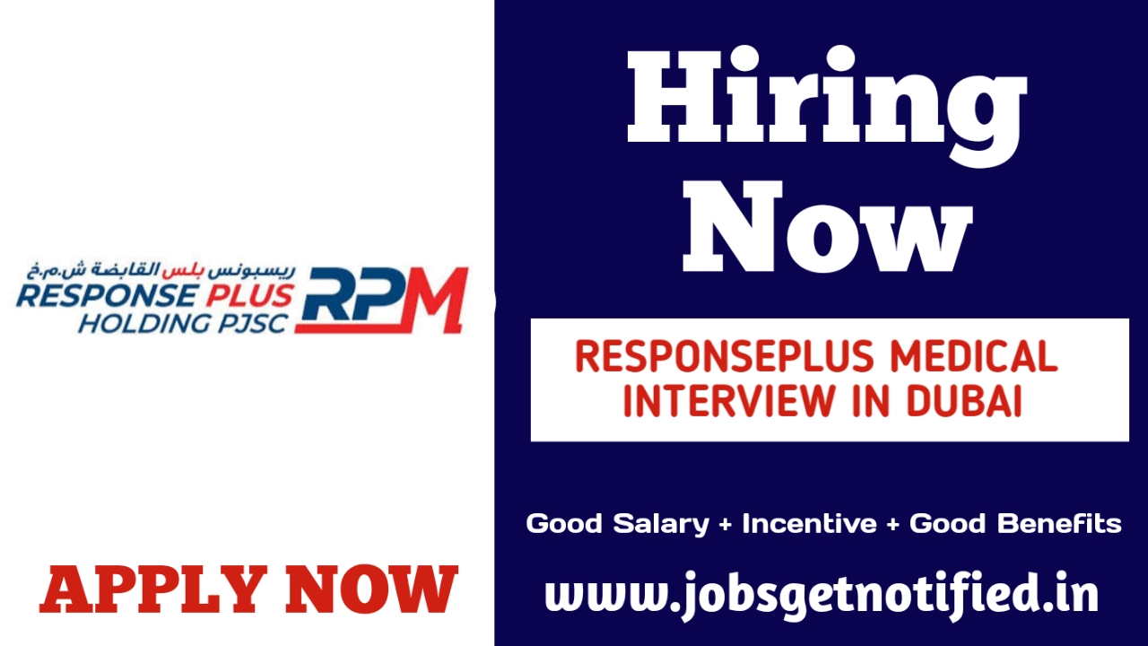 Response Plus Medical Services Walk In Interview